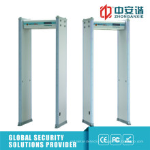 High Sensitive 6 /18 Detection Zones Door Frame Metal Detector